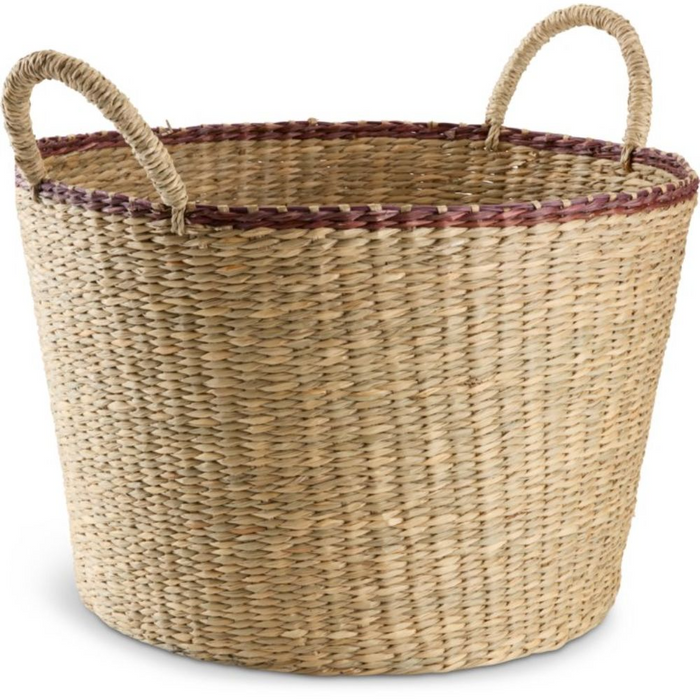 Large Seagrass Storage Basket 37 x 25 cm