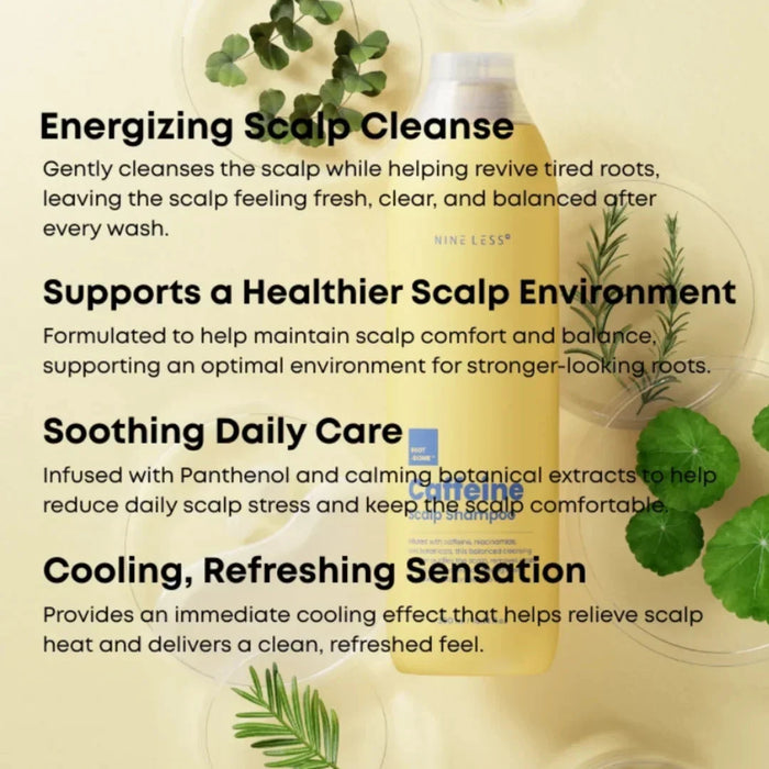 Nineless Root-Biome Caffeine Scalp Shampoo