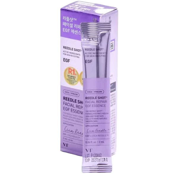 VT Cosmetics Reedle Shot  Facial Repair EGF Essence - 2ml x 6ea
