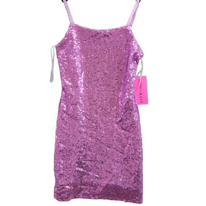 With Jules - Big Girls Sleeveless Sequin Bodycon Dress Medium (8-10)