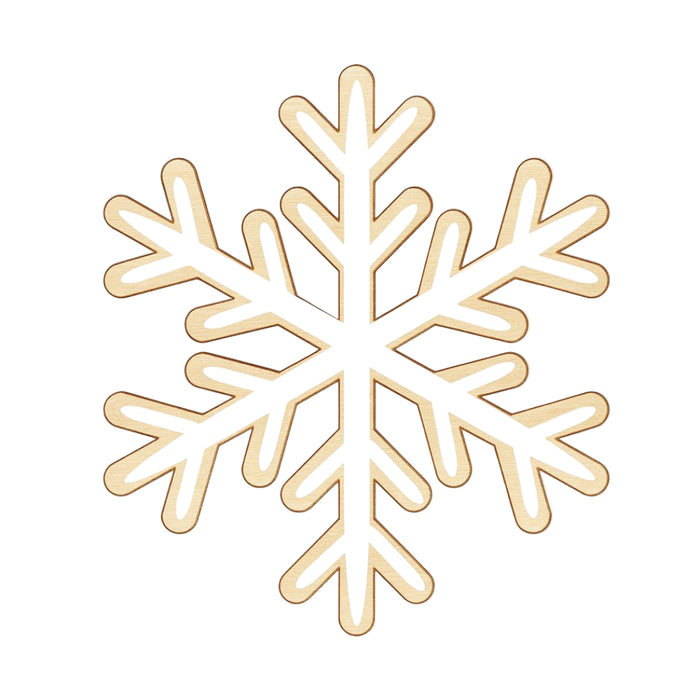Wooden Snowflakes Christmas Ornament
