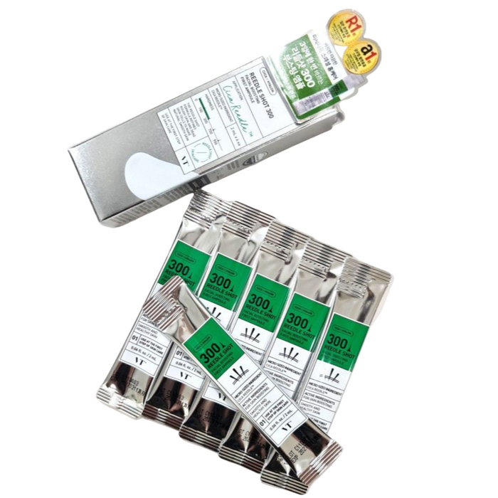 VT Cosmetics Reedle Shot 300 - Facial Boosting First Ampoule - 2ml x 6ea