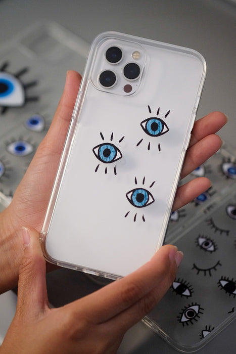 iPhone 13 Evil Eye CaseiPhone 13 clear phone case with evil eye print iPhone 13 Evil Eye Case