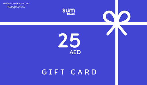 SUM Deals Gift CardSurprise a loved one with a gift card to use towards any products on SUM Deals!SUM Deals Gift Card